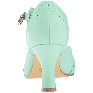 Verde 7,5 cm retro vintage FLAPPER-11 Pinup scarpe dcollet con tacchi bassi