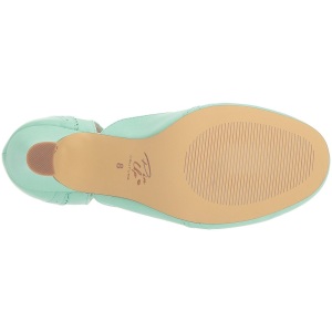 Verde 7,5 cm retro vintage FLAPPER-11 Pinup scarpe dcollet con tacchi bassi