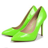 Verde Neon 13 cm AMUSE-20 scarpe tacchi a spillo con punta