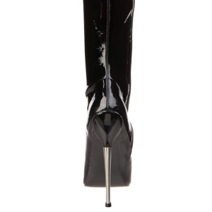 Vernice 16 cm DAGGER-3000 Overknees Stivali Alti Lunghi