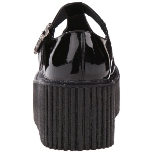 Vernice CREEPER-214 Scarpe Creepers da Donna Plateau
