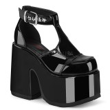 Verniciata 13 cm DemoniaCult CAMEL-103 scarpe con plateau lolita