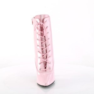 Verniciata 13 cm SEDUCE-1020 feticcio stivaletti con tacchi a spillo rosa