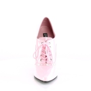 Verniciata 15 cm DOMINA-460 scarpe décolleté oxford stringate rosa