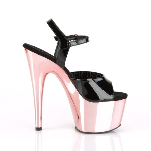 Verniciata 18 cm ADORE-709 Plateau Rosa Calzature Tacchi Alti