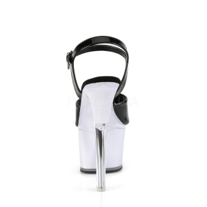 Verniciata 18 cm DISCOLITE-709 plateau sandali donna da lampadina LED