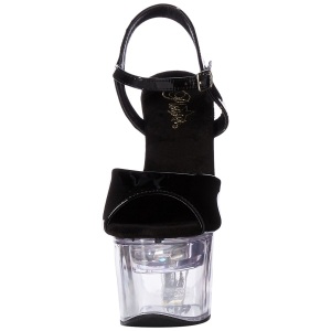 Verniciata 18 cm FLASHDANCE-709 plateau sandali donna da lampadina LED