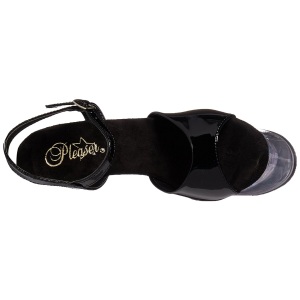 Verniciata 18 cm FLASHDANCE-709 plateau sandali donna da lampadina LED