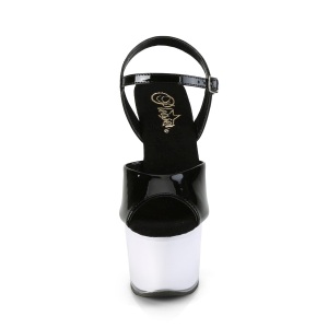Verniciata 18 cm ILLUMINATOR-709 plateau sandali donna da lampadina LED
