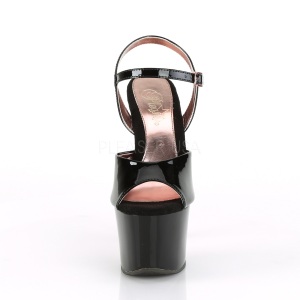Verniciata 18 cm SKY-309TT sandali pleaser con suole dorato