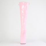 Verniciata 20 cm CRAZE-2023 Heelless stivali pony alto pleaser rosa