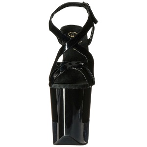 Verniciata 20 cm FLAMINGO-831 Calzature plateau con tacchi alti