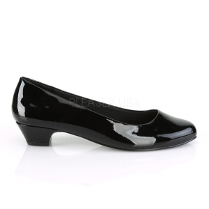 Verniciata 3 cm GWEN-01 scarpe dcollet da uomo nere