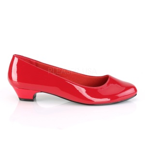 Verniciata 3 cm GWEN-01 scarpe dcollet da uomo rosse