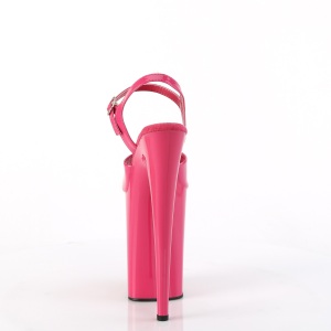 Verniciata pink 23 cm INFINITY-909 tacchi estremi - scarpe tacco pi plateau alto