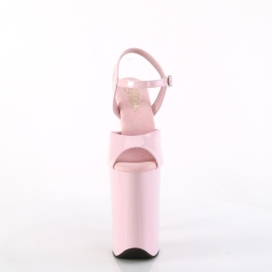 Verniciata rosa 23 cm INFINITY-909 tacchi estremi - scarpe tacco pi plateau alto