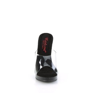 Vinile 12,5 cm GLORY-501 ciabatta tacco alto neri