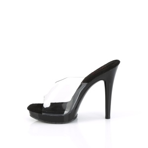 Vinile 12,5 cm GLORY-501 ciabatta tacco alto neri