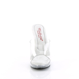 Vinile 12,5 cm GLORY-501 ciabatta tacco alto trasparente