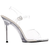 White 11,5 cm FABULICIOUS GALA-08 High Heeled Evening Sandals